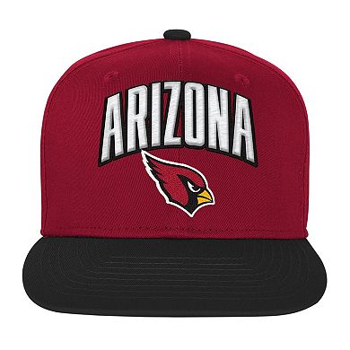 Youth Outerstuff Cardinal Arizona Cardinals Essentials Adjustable Hat