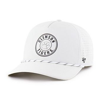 Men's '47 White Clemson Tigers Forward Collection Loop Hitch Adjustable Hat