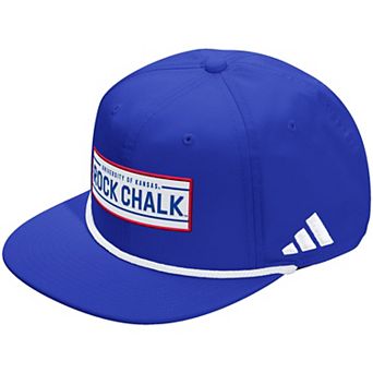 Unisex adidas Royal Kansas Jayhawks Locker Room Rope Adjustable Hat