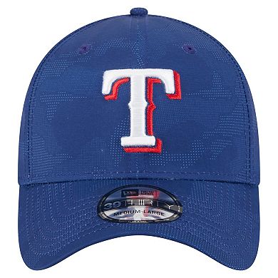 Men's New Era Royal Texas Rangers Tonal Camo 39THIRTY Flex Hat