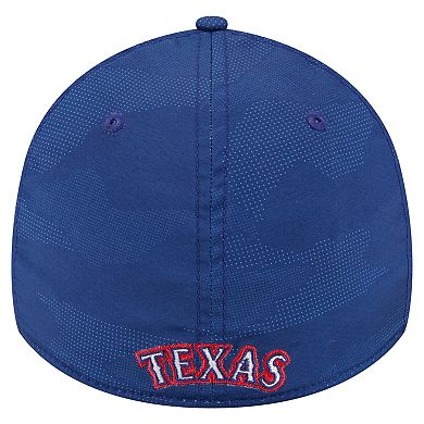 Men's New Era Royal Texas Rangers Tonal Camo 39THIRTY Flex Hat