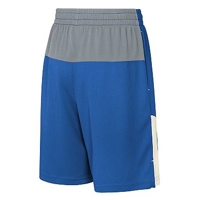 Youth Blue Detroit Lions Fandemonium Mesh Shorts