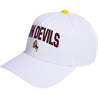 Unisex adidas White Arizona State Sun Devils Locker Room A-Frame Adjustable Hat