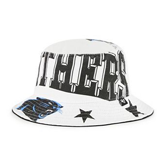 Women's '47 White Carolina Panthers Energize Bucket Hat