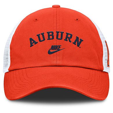 Men's Nike Orange/White Auburn Tigers 2025 Sideline Campus Pro Local Snapback Hat