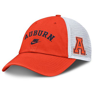 Men's Nike Orange/White Auburn Tigers 2025 Sideline Campus Pro Local Snapback Hat