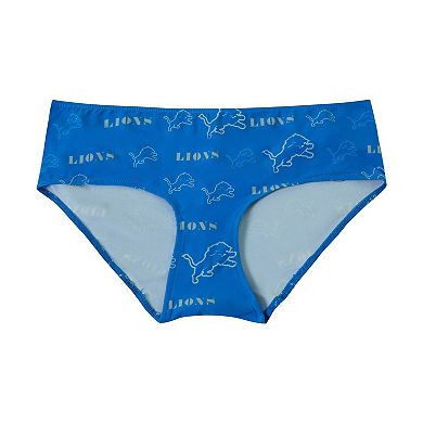 Women's Concepts Sport Blue Detroit Lions Mosaic Allover Print Knit Panty