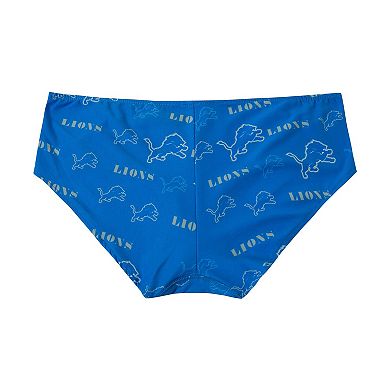 Women's Concepts Sport Blue Detroit Lions Mosaic Allover Print Knit Panty