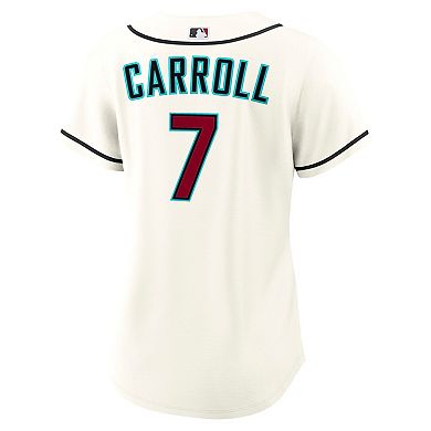 Women's Nike Corbin Carroll Cream Arizona Diamondbacks Home Replica Jersey