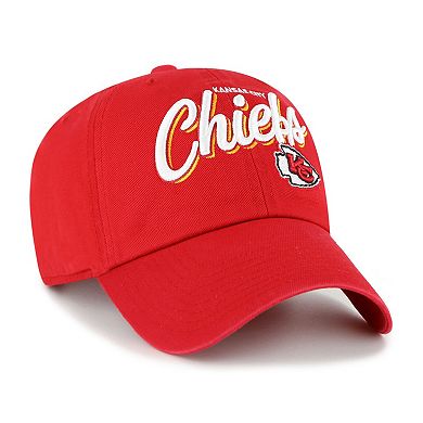 Women's '47 Red Kansas City Chiefs Ariana Clean Up Adjustable Hat