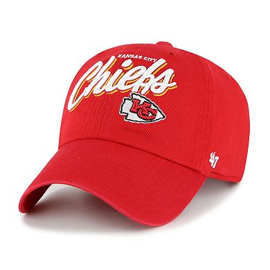Women's '47 Red Kansas City Chiefs Ariana Clean Up Adjustable Hat