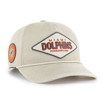 Men's '47 Khaki Miami Dolphins Cairn Hitch Adjustable Hat