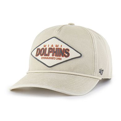 Men's '47 Khaki Miami Dolphins Cairn Hitch Adjustable Hat