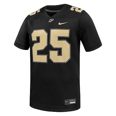 Men's Nike #25 Black Purdue Boilermakers Untouchable Replica Game Jersey