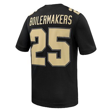 Men's Nike #25 Black Purdue Boilermakers Untouchable Replica Game Jersey