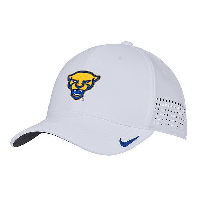 Men's Nike White Pitt Panthers 2025 On-Field Performance Flex Hat