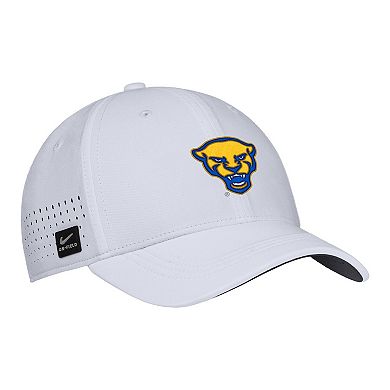 Men's Nike White Pitt Panthers 2025 On-Field Performance Flex Hat