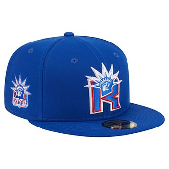 Men's New Era Blue New York Rangers Deceptor 59FIFTY Fitted Hat