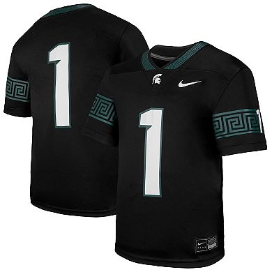 Youth Nike #1 Black Michigan State Spartans Untouchable Replica Game Jersey
