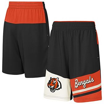 Youth Black Cincinnati Bengals Fandemonium Mesh Shorts