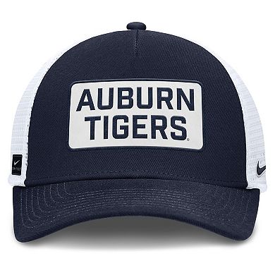 Men's Nike Navy Auburn Tigers 2025 On-Field Club Adjustable Trucker Hat