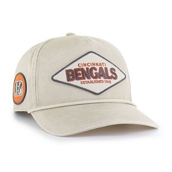 Men's '47 Khaki Cincinnati Bengals Cairn Hitch Adjustable Hat