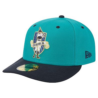 Men's New Era Ken Griffey Jr. Aqua Seattle Mariners 59FIFTY Fitted Hat