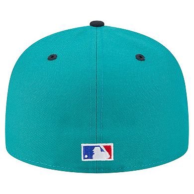 Men's New Era Ken Griffey Jr. Aqua Seattle Mariners 59FIFTY Fitted Hat