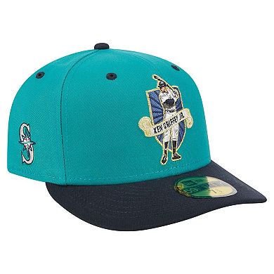 Men's New Era Ken Griffey Jr. Aqua Seattle Mariners 59FIFTY Fitted Hat