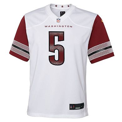 Youth Nike Jayden Daniels White Washington Commanders Game Jersey