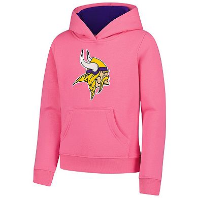 Youth Girl's Outerstuff Pink Minnesota Vikings Prime Hoodie