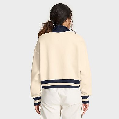 Women's Nike Tan Arizona Wildcats Legacy Half-Zip Sweatshirt