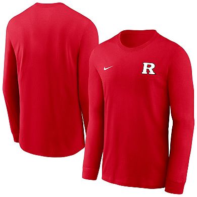 Men's Nike Scarlet Rutgers Scarlet Knights Legend Dri-FIT Long Sleeve T-Shirt
