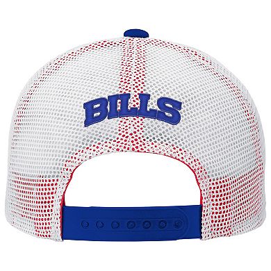 Youth Outerstuff Royal Buffalo Bills Core Lockup Trucker Adjustable Hat