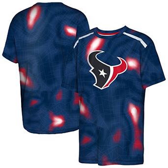Youth Outerstuff Navy Houston Texans End Zone Dri-Tek T-Shirt