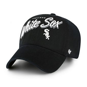 Women's '47 Black Chicago White Sox Ariana Clean Up Adjustable Hat