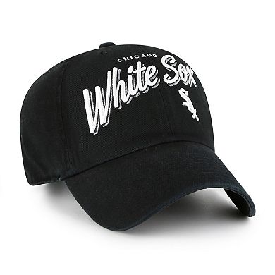 Women's '47 Black Chicago White Sox Ariana Clean Up Adjustable Hat