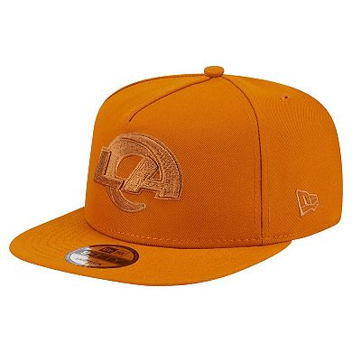 Men's New Era Brown Los Angeles Rams Color Pack A-Frame 9FIFTY Snapback Hat