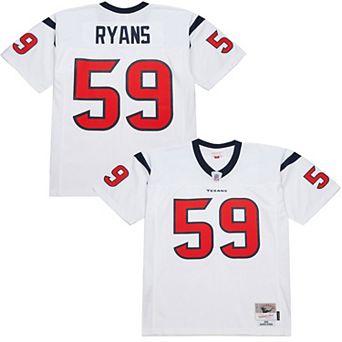 Men's Mitchell & Ness DeMeco Ryans White Houston Texans 2006 Legacy Replica Jersey