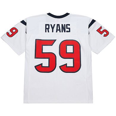 Men's Mitchell & Ness DeMeco Ryans White Houston Texans 2006 Legacy Replica Jersey