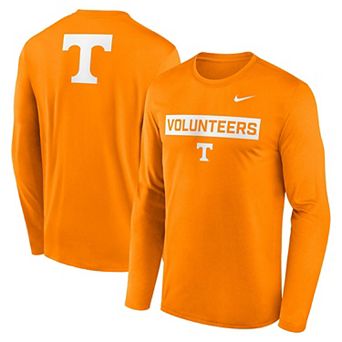 Men's Nike Tennessee Orange Tennessee Volunteers Primetime Campus 2-Hit Legend Long Sleeve T-Shirt