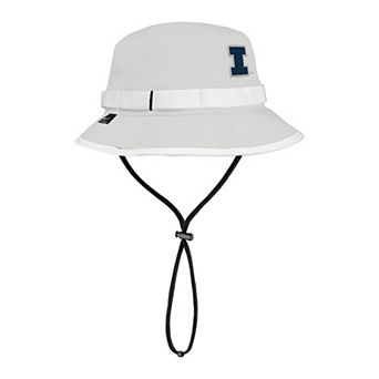 Men's Nike Gray Illinois Fighting Illini 2025 On-Field Boonie Performance Bucket Hat