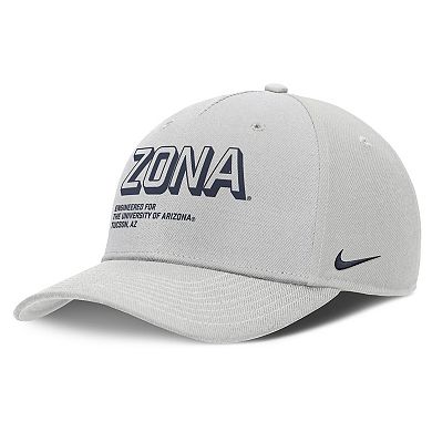 Men's Nike Gray Arizona Wildcats 2025 Sideline Dust Pinched Rise Adjustable Hat