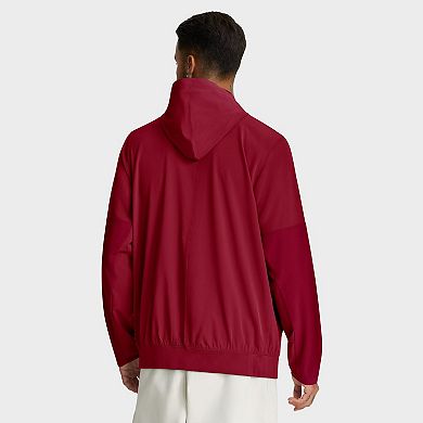 Men's Nike Crimson Oklahoma Sooners Anorak Half-Zip Hoodie Jacket