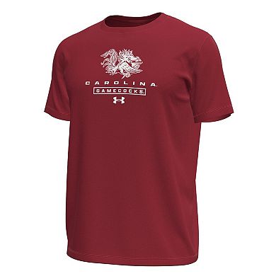 Men's Under Armour Garnet South Carolina Gamecocks Stack Stretch Performance T-Shirt