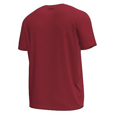 Men's Under Armour Garnet South Carolina Gamecocks Stack Stretch Performance T-Shirt