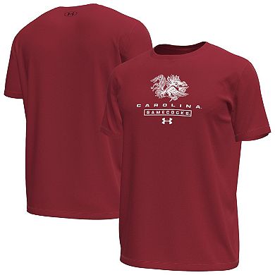 Men's Under Armour Garnet South Carolina Gamecocks Stack Stretch Performance T-Shirt