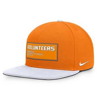 Men's Nike Tennessee Orange/White Tennessee Volunteers 2025 On-Field Patch Pro Dri-FIT Snapback Hat