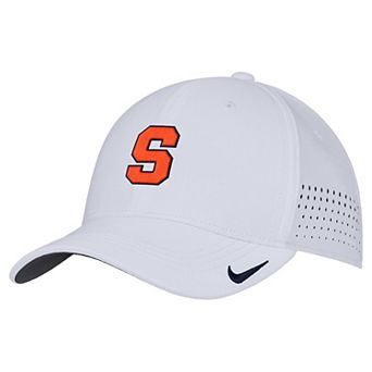 Men's Nike White Syracuse Orange 2025 On-Field Performance Flex Hat