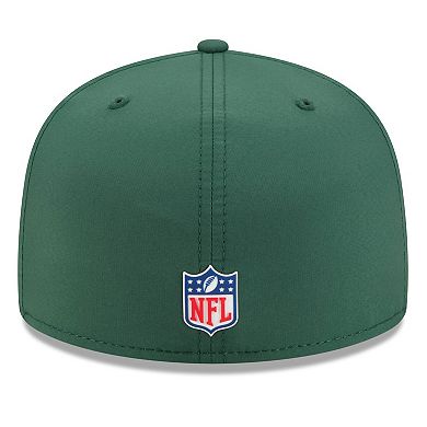 Men's New Era Green Green Bay Packers 2025 Sideline 59FIFTY Fitted Hat